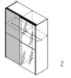 Qunit by rb | Schwebetürenschrank - linke Tür...