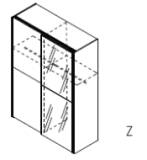Qunit by rb | Schwebetürenschrank - linke Tür...