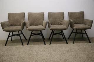  Niehoff 4-er Gruppe Schalensessel Ausstellungsstück