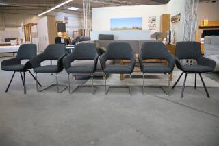  MCA 6-er Gruppe Schwingstuhl Ausstellungsstück