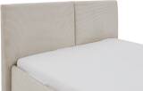 Meise Polsterbett Lando – 180×200 cm, Cord-Poso beige, Sonderposten