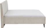 Meise Polsterbett Lando – 180×200 cm, Cord-Poso beige, Sonderposten