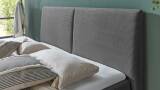 Meise Polsterbett Lando – Cord-Poso grau, 180...