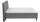 Meise Polsterbett Lando – Cord-Poso grau, 180 × 200 cm, Sonderposten