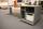 Röhr Techno Schreibtisch-Kombi – Freiform 180 cm + Drucker-Container, Eiche Sand