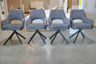  Niehoff 4-er Gruppe Schalensessel Ausstellungsstück