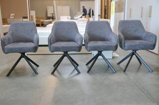   Niehoff 4-er Gruppe Schalensessel Ausstellungsstück