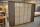 Wiemann Quito Kleiderschrank – 6-türig, 300 × 218 × 60 cm, Havanna/Glas Champagner