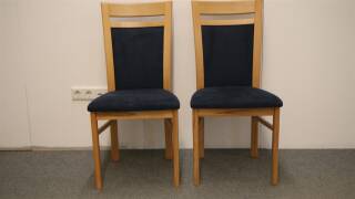  Klose Kollektion 2er Gruppe Polsterstuhl Sonderposten