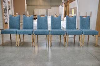  Klose Kollektion 6er Gruppe Polsterstuhl Sonderposten