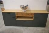 Die Hausmarke Sideboard – Wildeiche/Schiefer, 203 × 76 × 41 cm