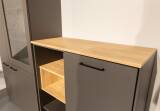 Röhr-Bush Flow 108 Büromöbel-Set – Ausstellungsstück, 4-teilig, Graphit matt / Eiche Sand