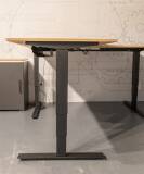 Röhr-Bush Flow 108 Büromöbel-Set – Ausstellungsstück, 4-teilig, Graphit matt / Eiche Sand