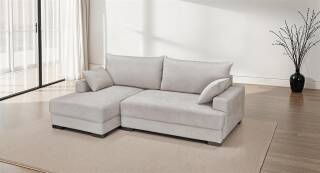 Sass Polstermöbel Side – Ecksofa mit Longchair, 233 × 147 cm
