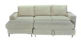 Sass Polstermöbel Lilly Ecksofa – Bettfunktion, 240 × 150 cm