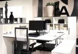 Röhr-Bush objekt.plus Büromöbel-Set Koje 123 – 6-teilig, Weiß/Anthrazit, Ausstellungsware