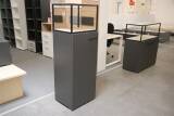  Röhr Coccon Schrank mit Metallaufsatz Graphit matt