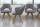 Niehoff 5-er Gruppe Schalensessel Drehbar Webstoff Grau