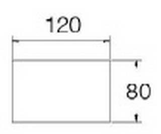 120x80 cm - (Standard-F&uuml;&szlig;e) / Weiss
