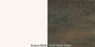 6700 - Korpus Wei&szlig; / Front Oxido Dekor