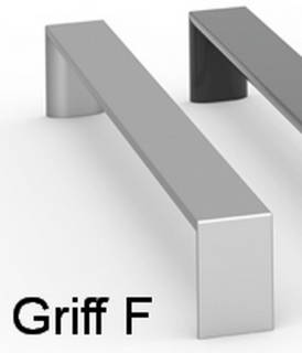 Griff F2 - alusilber | Fu&szlig; Anthrazit